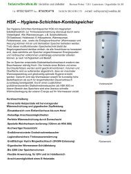 HSK – Hygiene-Schichten-Kombispeicher - Heizerschwaben