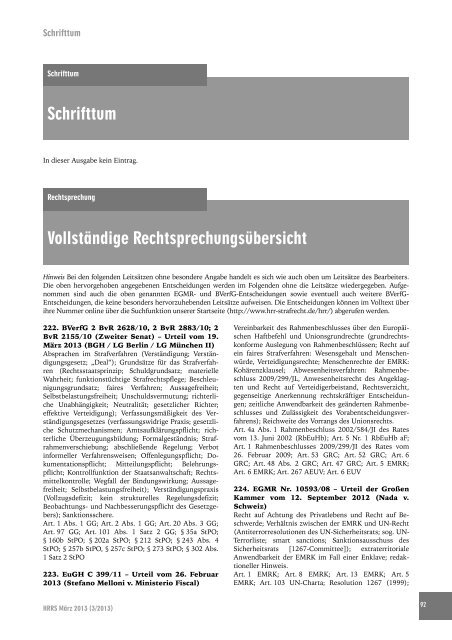 HRRS Ausgabe 3/2013 - hrr-strafrecht.de