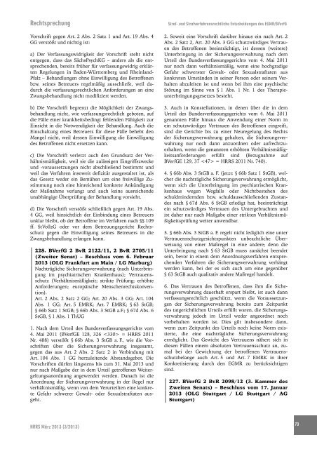 HRRS Ausgabe 3/2013 - hrr-strafrecht.de