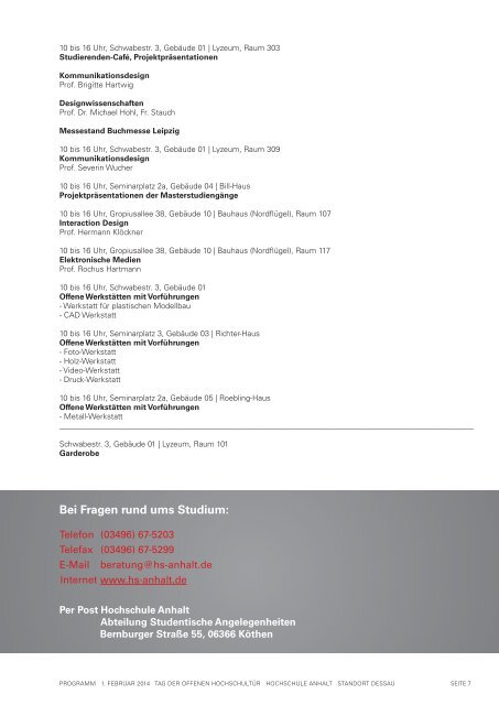 download Programm.pdf - Hochschule Anhalt