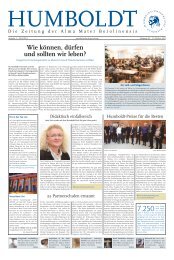 Ausgabe 1 2013/2014 - Humboldt-Universität zu Berlin