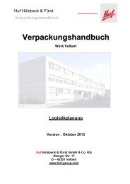 Verpackungshandbuch Stand 30.10.13 - Huf