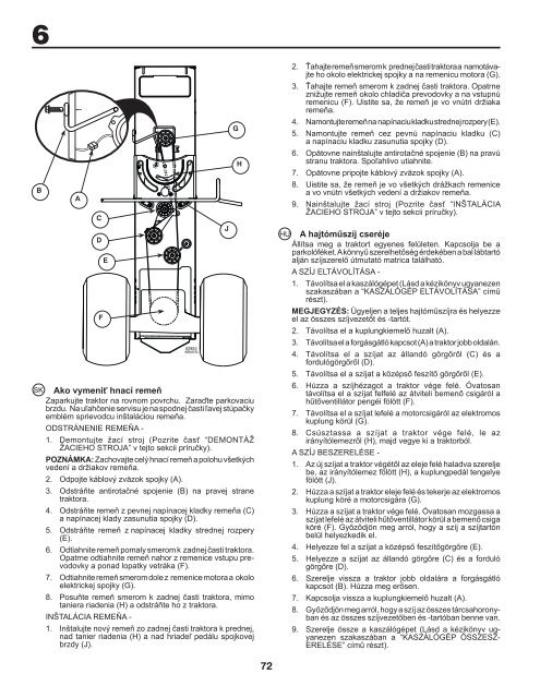 OM, LTH154, 96041034100, 2013-11, Tractor, CZ, HR ... - Husqvarna