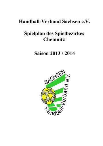 Durchführungsbestimmungen Bezirk Saison 2013/2014 - Handball ...