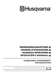 om slim, automower 305, 308, 320, 330x, 2014, de, fr, it ... - Husqvarna