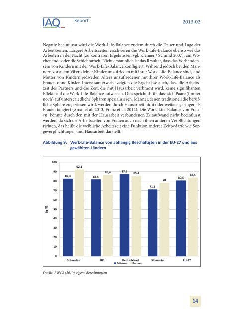 Arbeitszeit und Work-Life-Balance aus einer - Institut Arbeit und ...