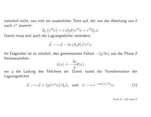 Warum haben Teilchen eine Masse = 0?