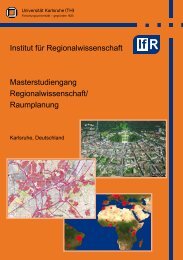 Broschuere DE.pdf - Institut für Regionalwissenschaft