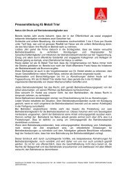 Pressemitteilung (PDF 21 KB) - IG Metall Trier