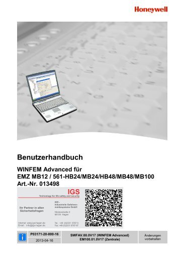 WINFEM Advanced für EMZ MB12/561-HB24/MB24/HB48/MB48 ...