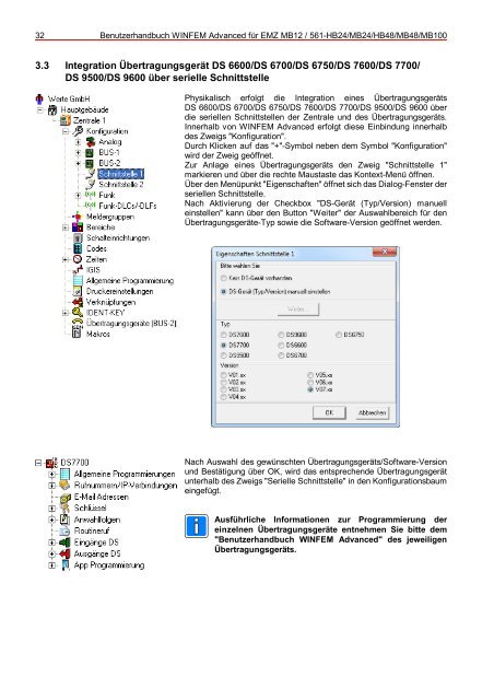 WINFEM Advanced für EMZ MB12/561-HB24/MB24/HB48/MB48 ...