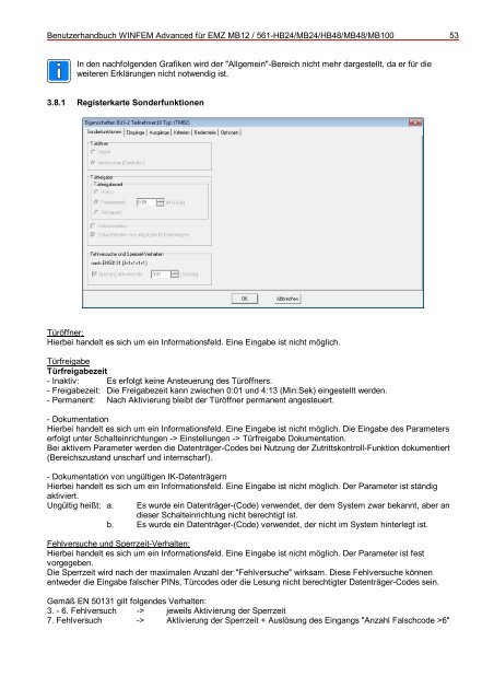 WINFEM Advanced für EMZ MB12/561-HB24/MB24/HB48/MB48 ...