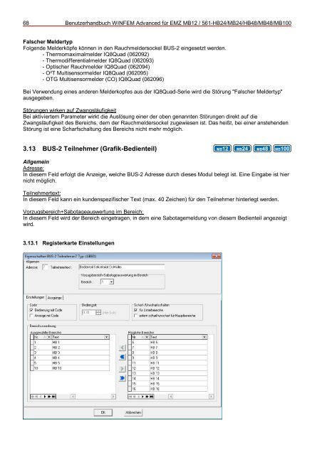 WINFEM Advanced für EMZ MB12/561-HB24/MB24/HB48/MB48 ...