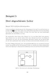 Beispiel 5 Drei abgeschirmte Leiter - IGTE