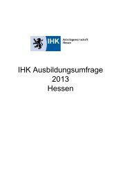 Ausbildungsumfrage Hessen 2013_Stand0804 - IHK Kassel