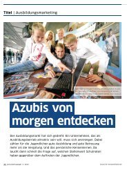 Azubis von morgen entdecken - und Handelskammer Nord Westfalen