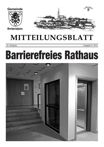 Mitteilungsblatt Januar 2014 - Ihrlerstein