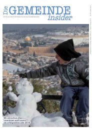 Insider JANUAR 2014 als .pdf herunterladen - Israelitische ...