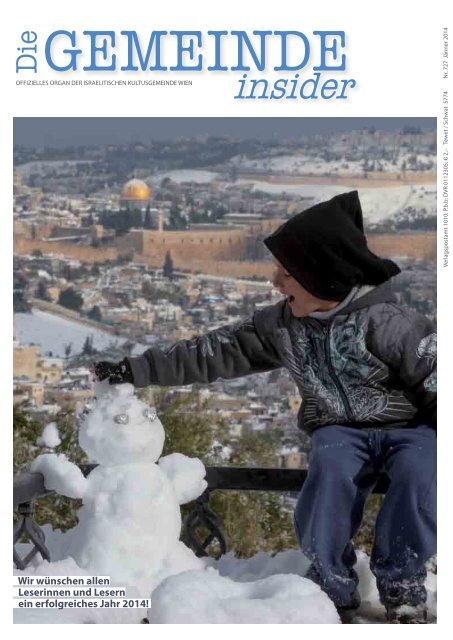 Insider JANUAR 2014 als .pdf herunterladen - Israelitische ...