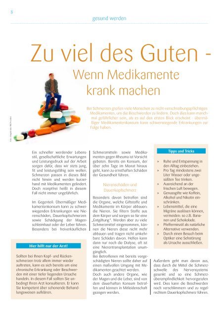 Zu viel des Guten - - IKK gesund plus