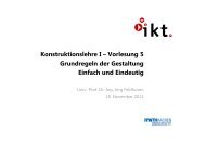 Vorlesung 5 - Institut für Allgemeine Konstruktionstechnik IKT ...