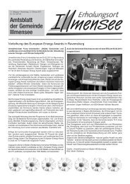 Amtsblatt der Gemeinde Illmensee