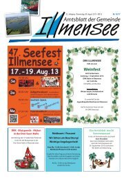 Amtsblatt der Gemeinde - Illmensee