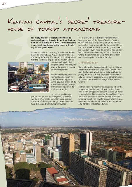 Kenya Travel Guide & Manual - International Luxury Travel Market