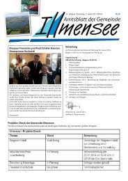 Amtsblatt der Gemeinde - Illmensee