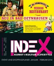 aktuelle INDEX-Ausgabe - INDEX Bad Oeynhausen