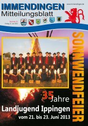 Mitteilungsblatt KW25 - Immendingen