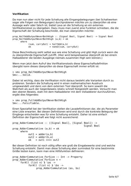 Functional hardware description in Lava