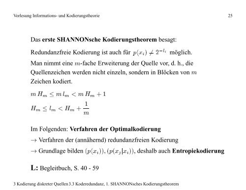 Vorlesung