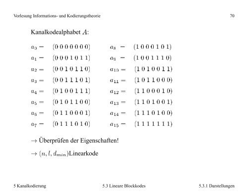 Vorlesung