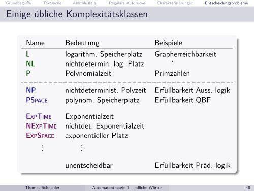 Automatentheorie und ihre Anwendungen Teil 1: endliche ...