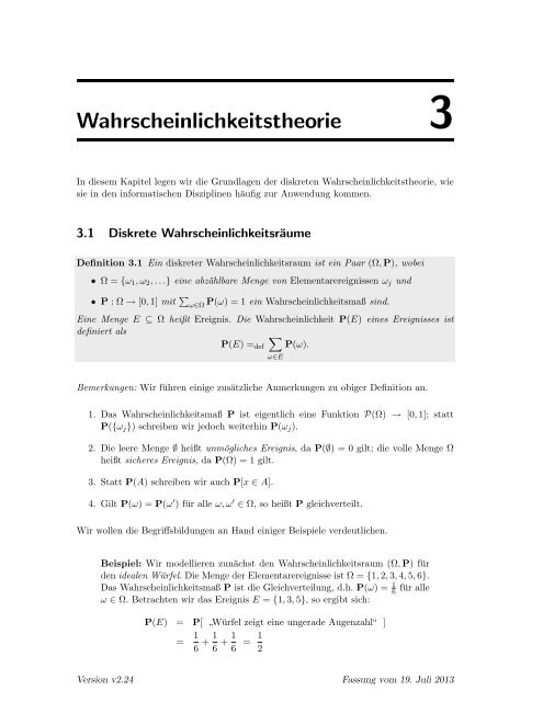 Mathematik: Diskrete Strukturen