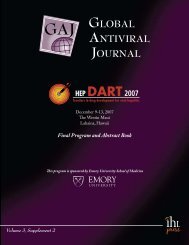 GLoBAL ANTIVIRAL JoURNAL - IHL Press