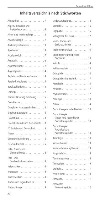 GesundheitsfÃ¼hrer Gera - informiert.de