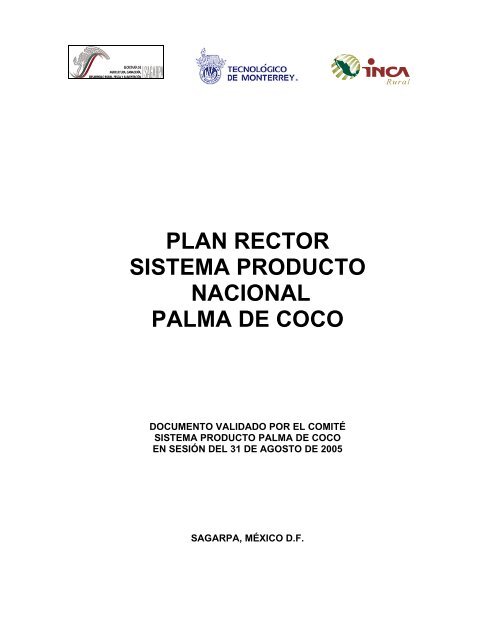 plan rector sistema producto nacional palma de ... - InfoRural.com.mx