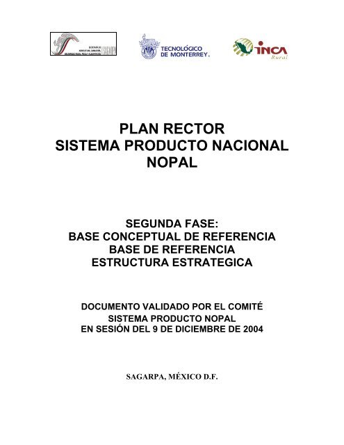 plan rector sistema producto nacional nopal - InfoRural.com.mx