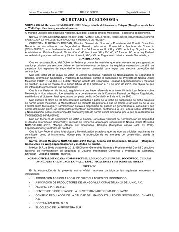 DOF-SE-291112-NOMango Ataulfo del Soconusco - InfoRural.com.mx
