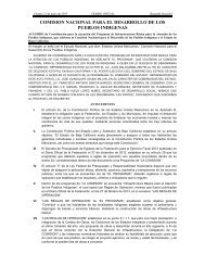 comision nacional para el desarrollo de los ... - InfoRural.com.mx