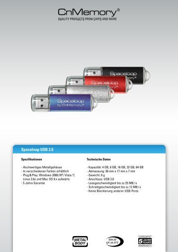 Spaceloop USB 2.0 - CnMemory