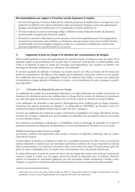 Rapport de synthèse - Infoset