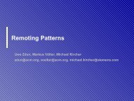 Remoting patterns - Distributed Systems Group