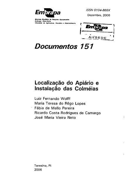 8,11 MB - Infoteca-e - Embrapa