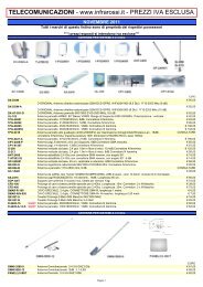 Scarica il catalogo Telecomunicazioni falcon - Telecomandi e ...