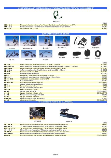 Scarica il catalogo Telecomunicazioni falcon - Telecomandi e ...