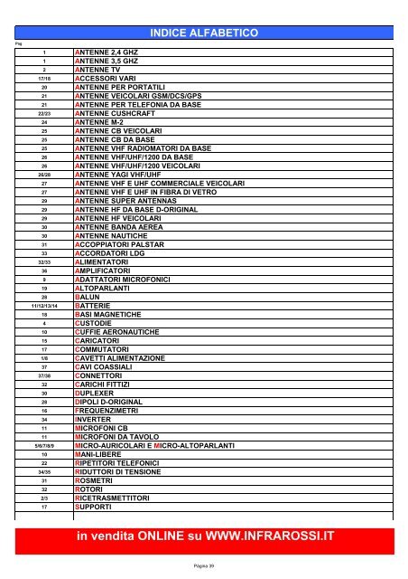 Scarica il catalogo Telecomunicazioni falcon - Telecomandi e ...