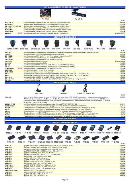 catalogo PDF - Telecomandi e controlli remoti ad infrarossi